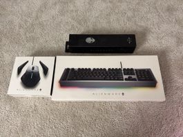 Alienware Gaming Set Maus Tastatur Mauspad komplett