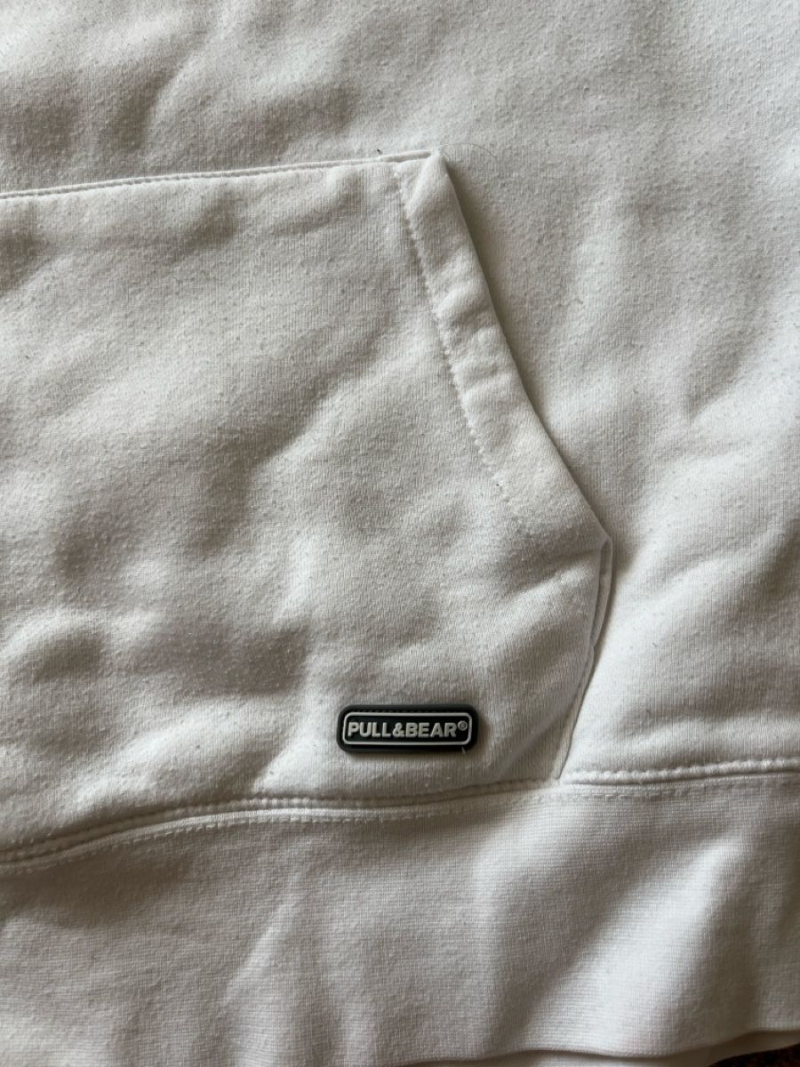Pull&Bear Pullover & Sweatshirts: Sweat à capuche blanc Pull&Bear S – Neu (gemäss Beschreibung) aus Lausanne von mae_dj7r 1