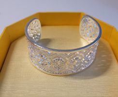 Bracelet manchette élégant avec strass