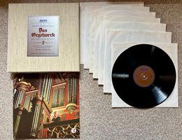 Bach Helmut Walcha Das Orgelwerk 1&2 15 LP BOX GEWASCHEN TOP