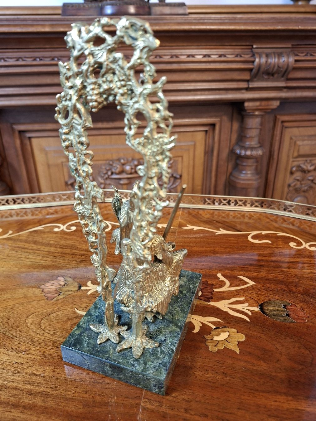 Statuette: Robinson Crusoe Figur Bronze Messing – Usato da Steffisburg venduto da ZeitReise_ 3