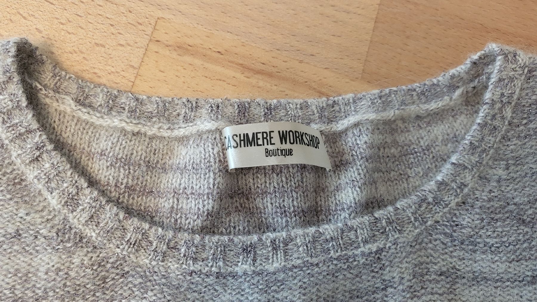 Maglioni & Felpe: 100% Mongolischer Kaschmir Pullover L Taupe + Gobi Bag – Usato da Baar venduto da deg_d6l5 1