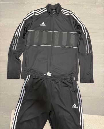 Adidas Trainingsanzug schwarz Grösse L
