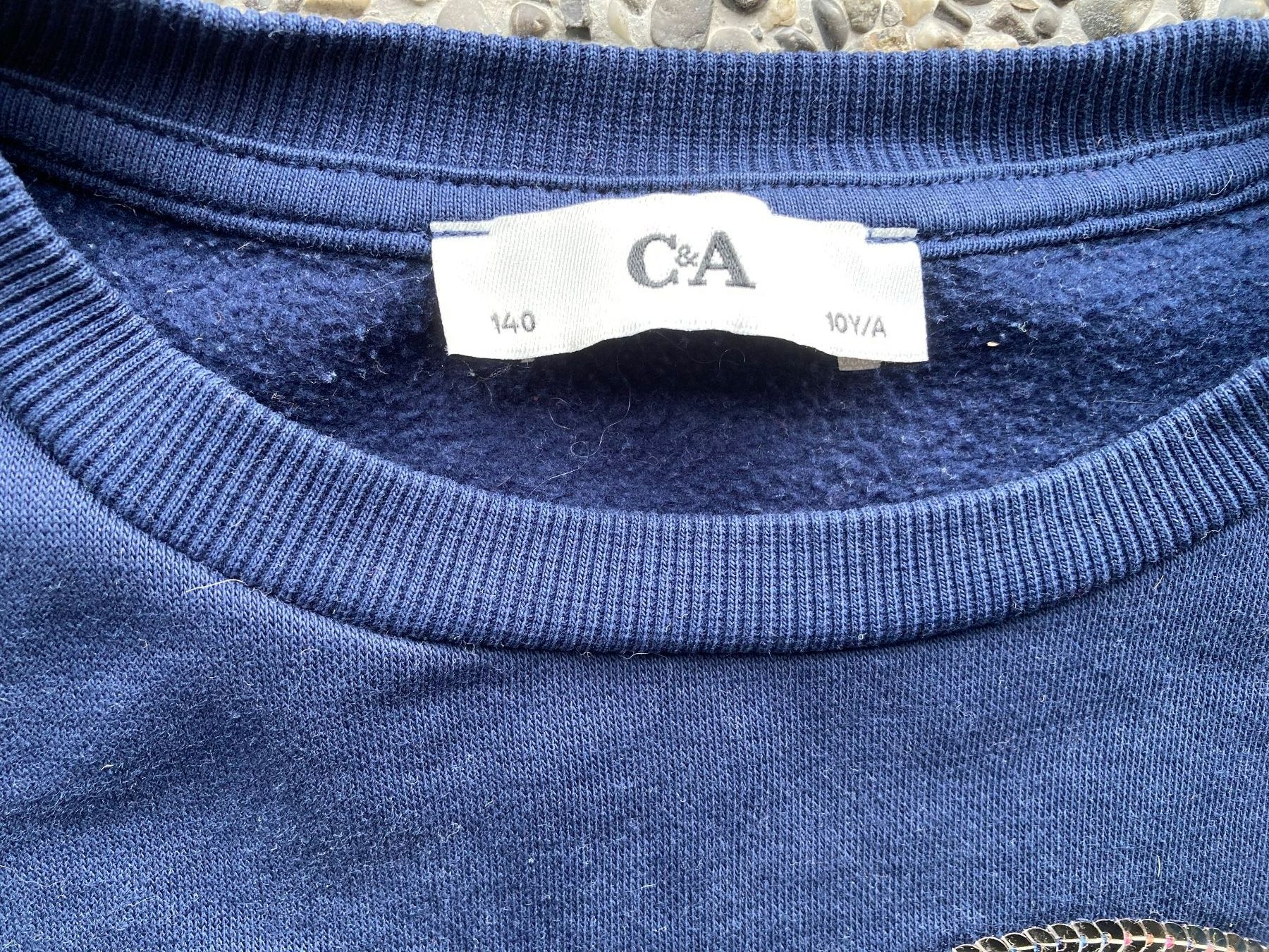 C&A Maglioni & Felpe: Pullover, Herz Blumen, Gr. 140 – Usato da Aetingen venduto da Nadinsky 1