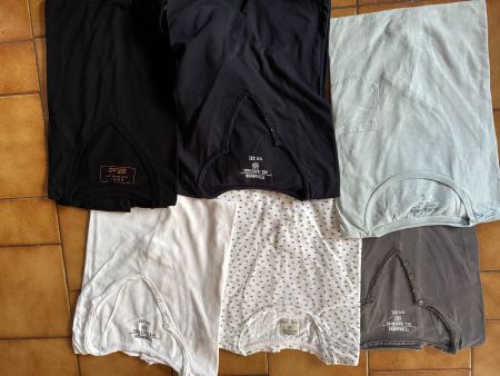 Lot 6 T-shirt Taille XXL PA