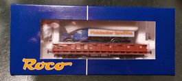 Roco 56023 - Rungenwagen Bauart R20 der DB mit Magirus LKW