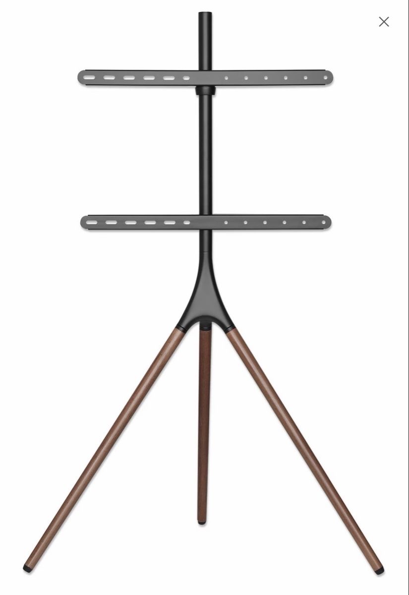 Staffa per monitor: TV Ständer mit Stativbeinen in Holz – Usato da Bottmingen venduto da Fynn.B 2