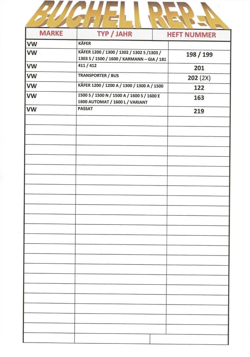 Libri: SIMCA 1.3 / 1.5S  BUCHELI REPARATURANL. – Usato da Blauen venduto da Sanhein 7
