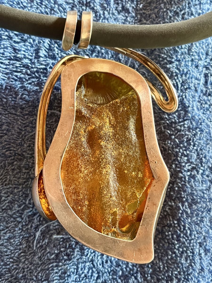 Anhänger: Bernsteinschmuck Anhänger  477 ct mit Kette – Neu und originalverpackt aus Bigenthal von Sammler60 5