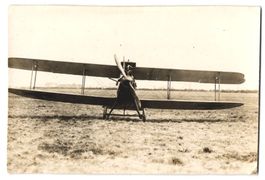 Fotografie 1.WK, Flugzeug LVG V der Deut