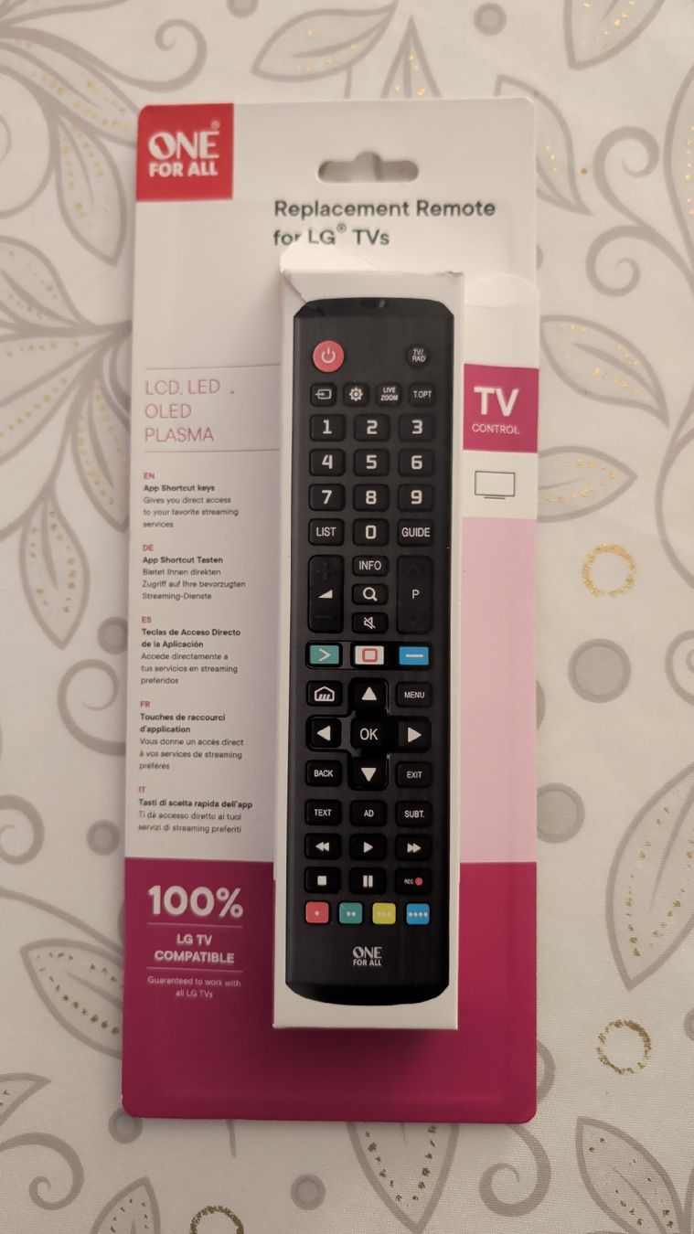 LG Fernbedienungen: Télécommande de remplacement One For All pour LG TVs✨ – Neu (gemäss Beschreibung) aus Renens VD von tartompion