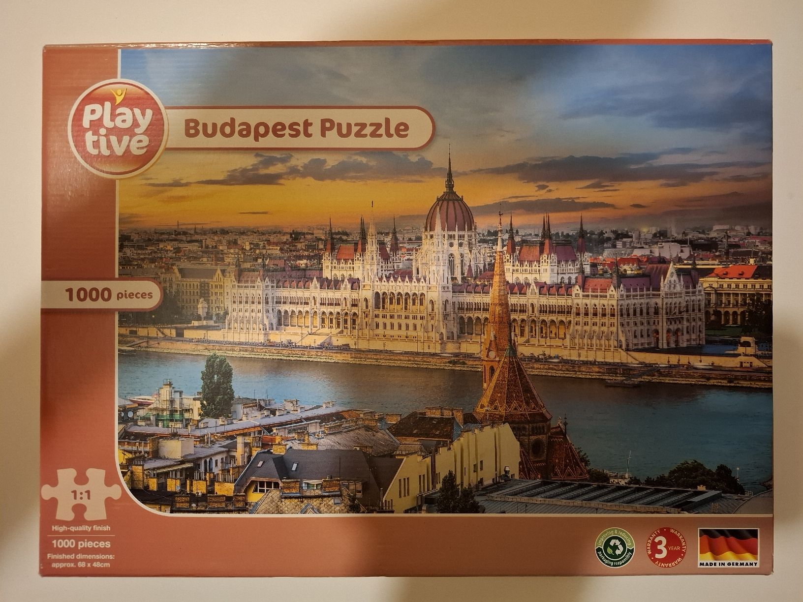 Puzzles: 1000 Teile Puzzle "Budapest" von Playtive – Neuf avec emballage d'origine à Rotkreuz par PrelovedPicks
