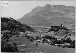 Flugaufnahme Burgruine Warau