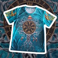 T-shirt Homme/vert (L)"Viking"(EnvoiB/2fr)