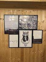 Bilderrahmen für 5 Bilder, zusammenhängend