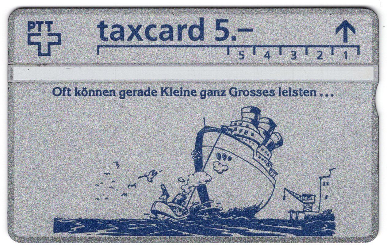 Schede telefoniche: SERVAG AG, Schiffs Comic - seltene Firmen Taxcard – Nuovo (secondo la descrizione) da Eglisau venduto da Chperfins