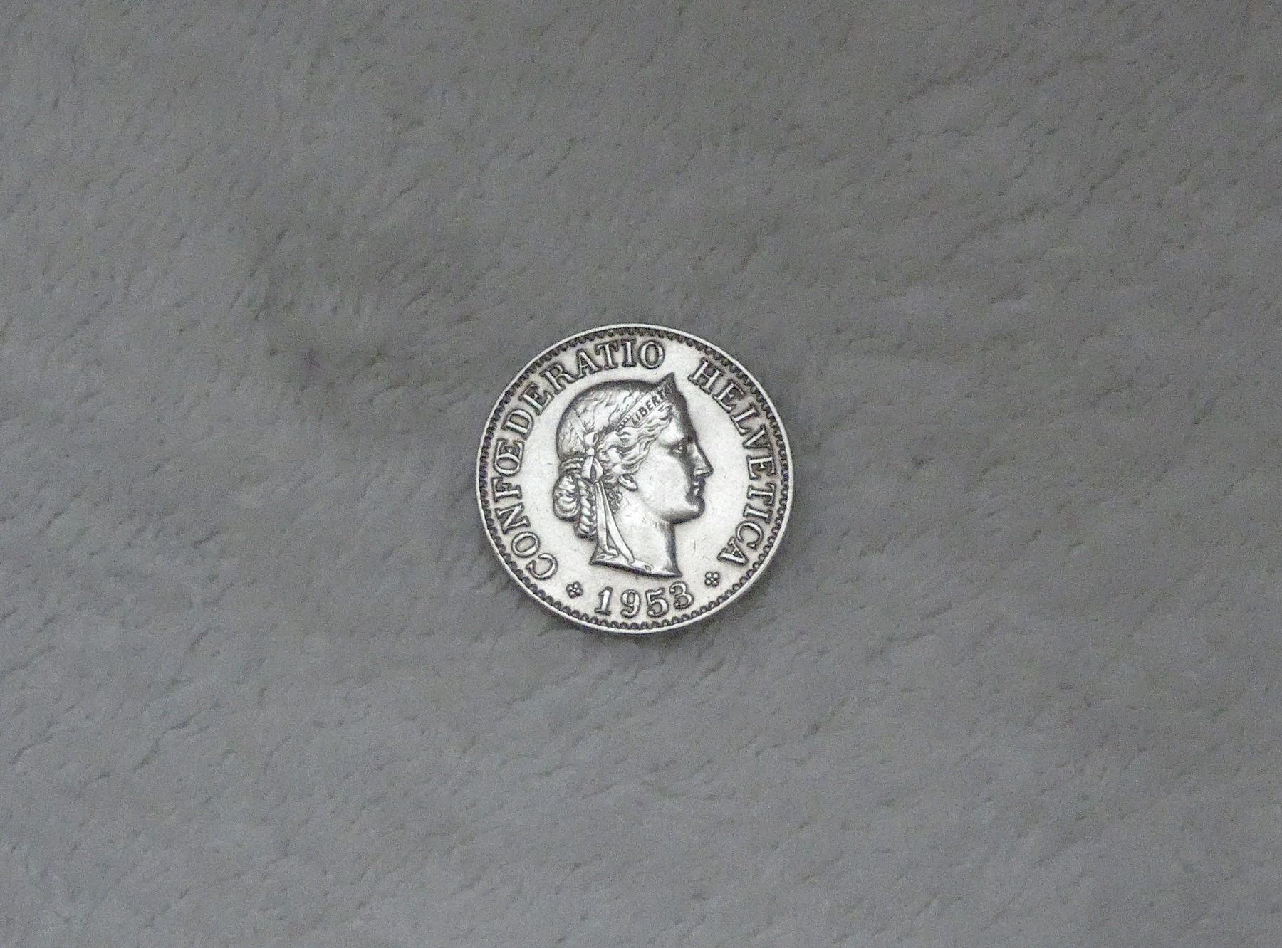 Tutti le monete: 10 centimes/Rappen 1953 – Usato da Nyon venduto da Ilmi09