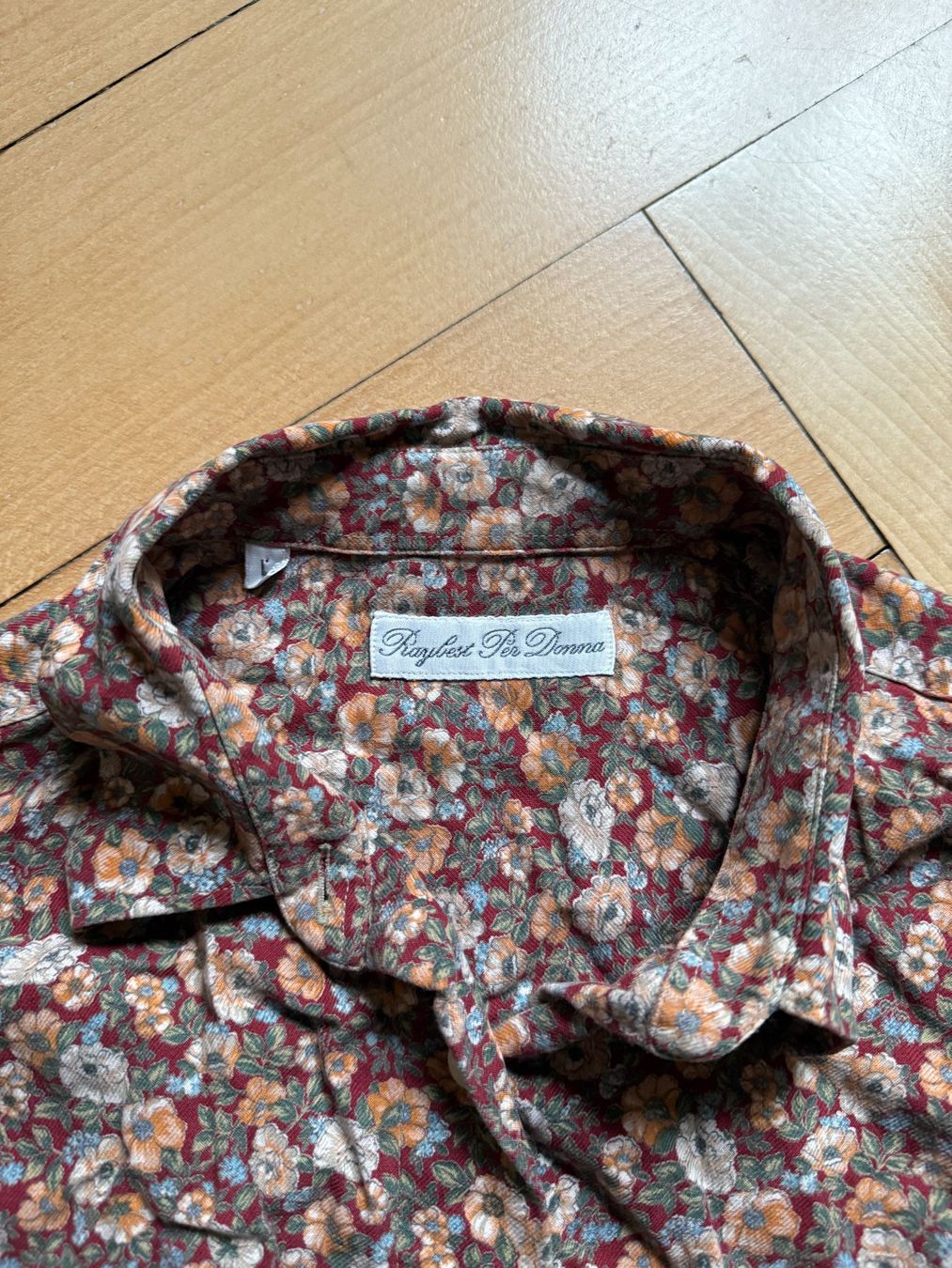 Blusen: Vintage Bluse bunt geblümt L – Gebraucht aus Zürich von Diazaio 3