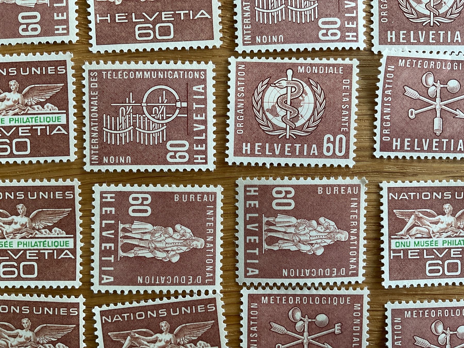 Tutti i francobolli: 60Fr Ämter Frankaturware ungestempelt postfrisch Sammlung – Nuovo (secondo la descrizione) da Wil SG venduto da Chefsugus 5