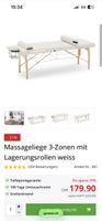 Massageliege 3 Zonen 