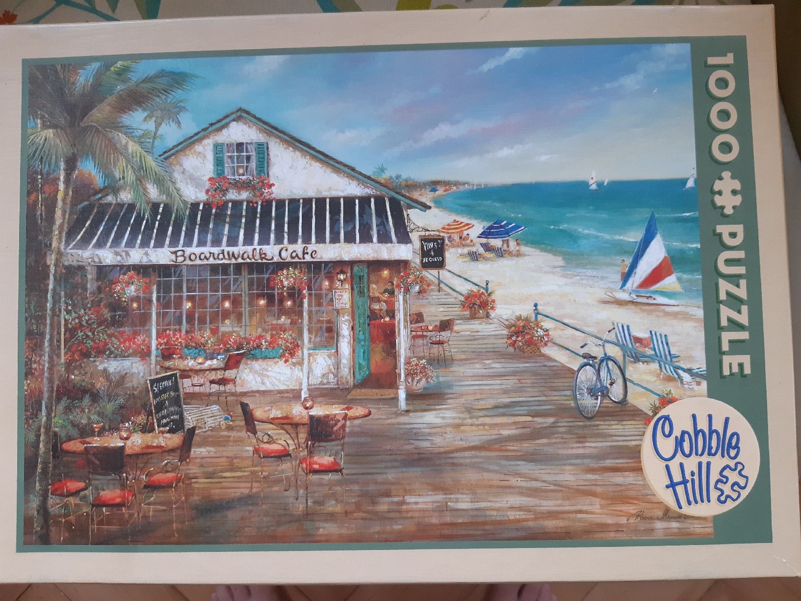 Puzzle: Strandcafé 1000 Teile Puzzle Cobble Hill – Usato da Männedorf venduto da yamaha025