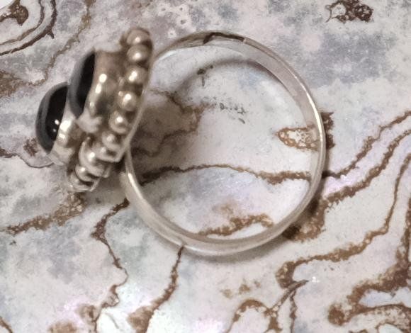 Anelli: Silberring Onyx Vintage – Usato da Zürich venduto da Melody2000 3