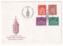1963 FDC Baudenkmäler Ergänzungswerte