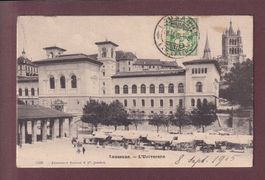 LAUSANNE - Université - Marché - 1905