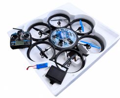 Quadcopter EXATRON FPV mit Fernsteuerung und Zubehöhr