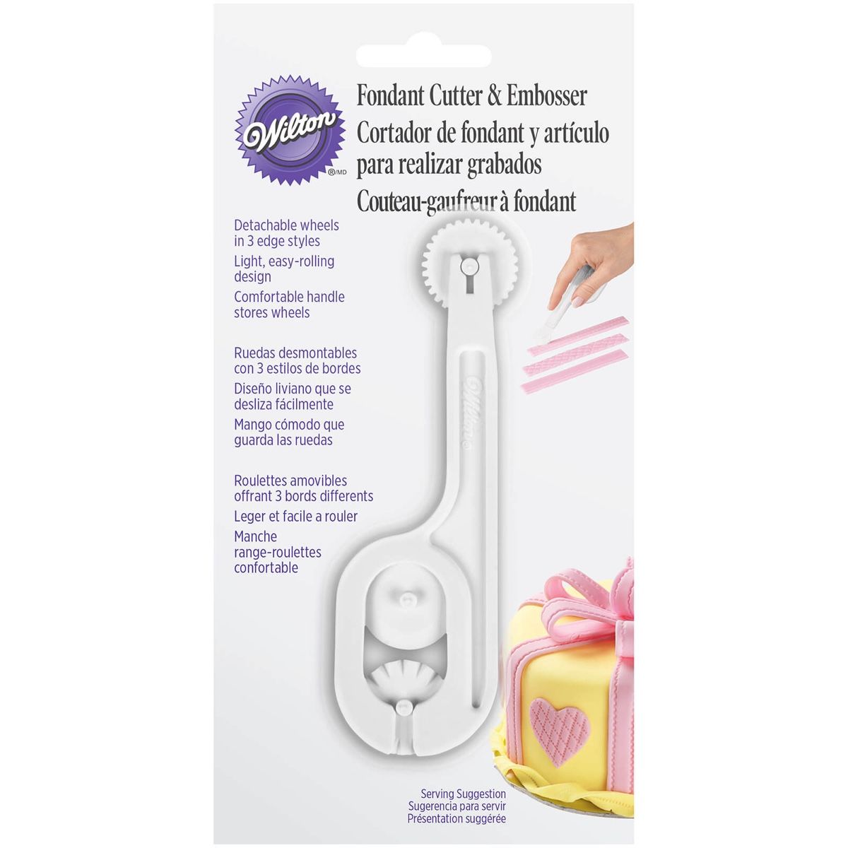 Teglie da forno: Wilton Fondant Cutter – Nuovo e nell'imballaggio originale da Thun venduto da tulu_1995