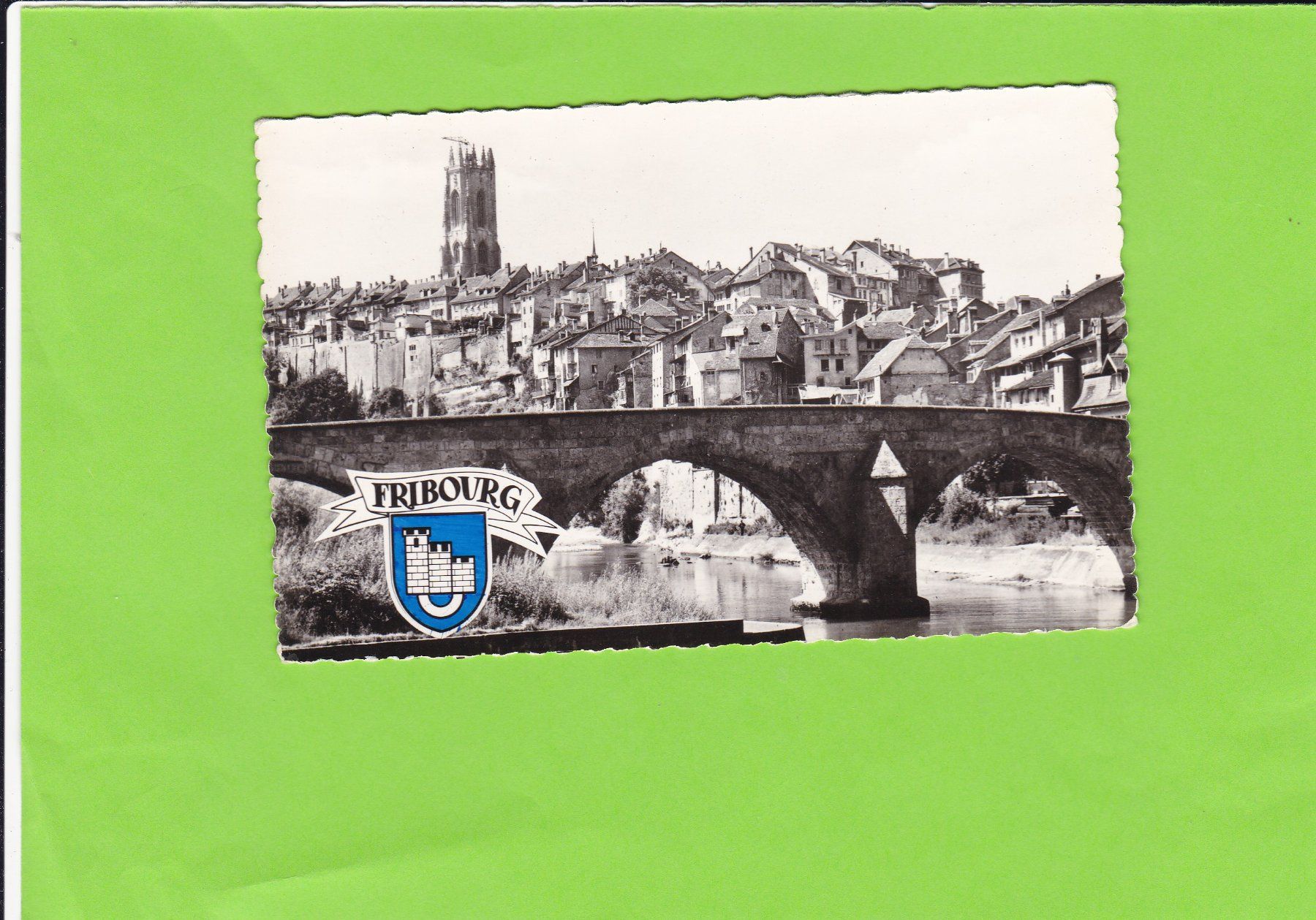 Cartoline postali: Fribourg – Usato da St. Peterzell venduto da neckertal