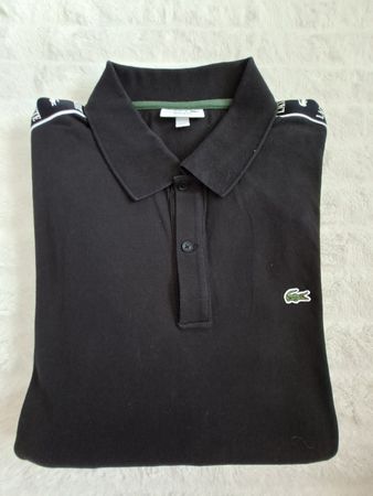 Polo Lacoste Noir Homme Taille 4XL - État Impeccable 