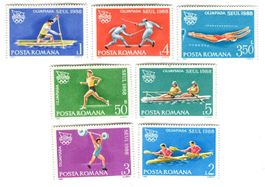 Briefmarken "Olympische Spiele". Rumänien.