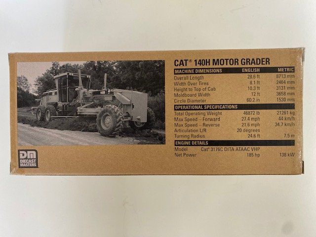 Caterpillar Kit di modellismo & Modellini statici: Metall Modell CAT 140H Motor Greader 1/50 – Nuovo e nell'imballaggio originale da Urtenen-Schönbühl venduto da Fly67 7