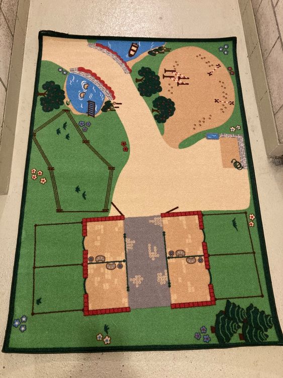 Spielteppich Schleich Pferdehof | Kaufen auf Ricardo