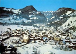 GRÜSCH im Winter - Blick gegen Klus und Graue Hörner