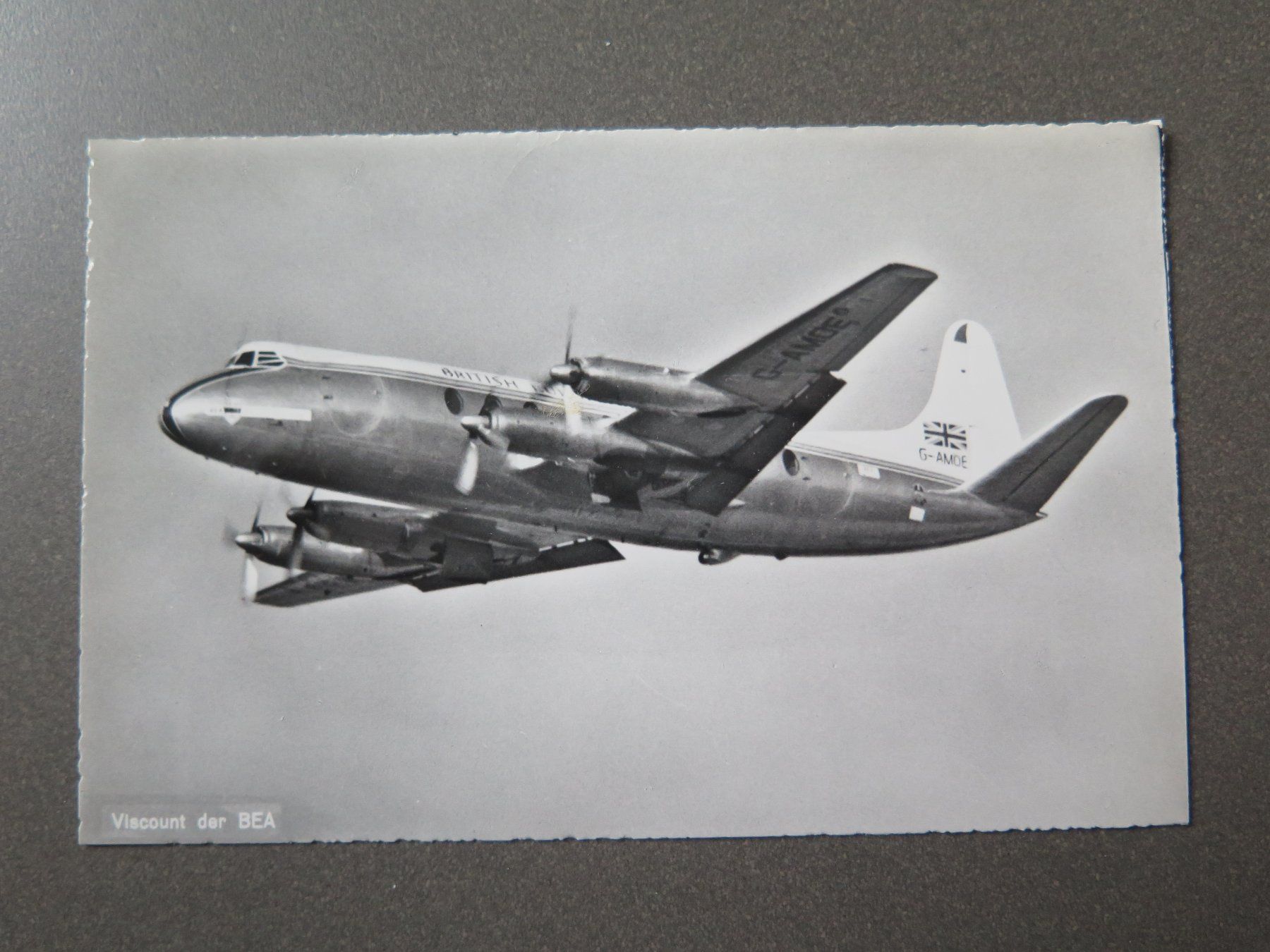 Cartoline postali: BEA - VISCOUNT DER BEA – Usato da Wittenbach venduto da lipasal