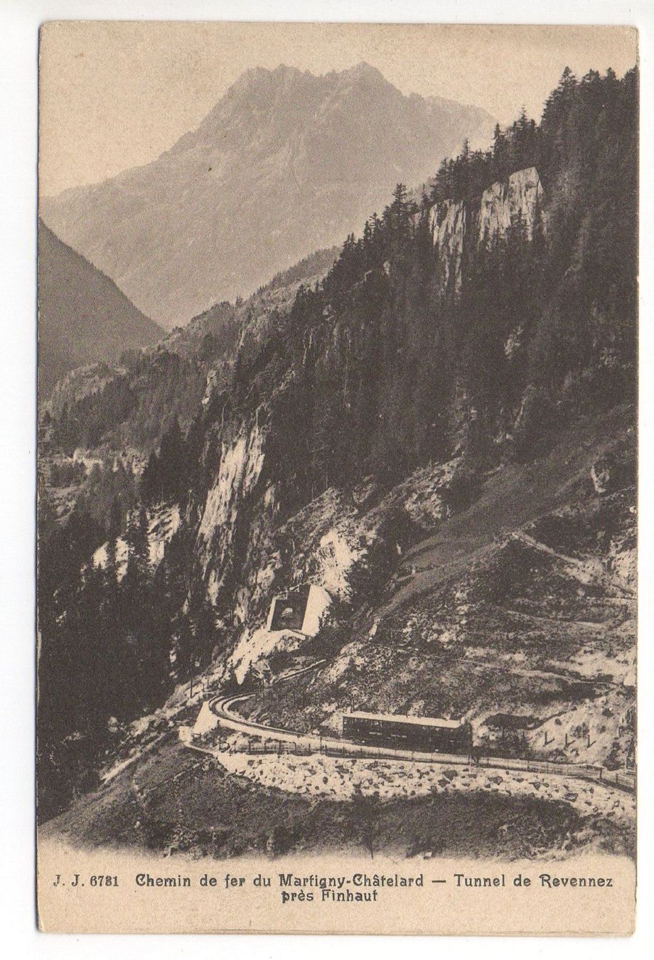 Cartoline postali: FINHAUT Chemin de fer Martigny Châtelard – Nuovo (secondo la descrizione) da Jona venduto da philajona