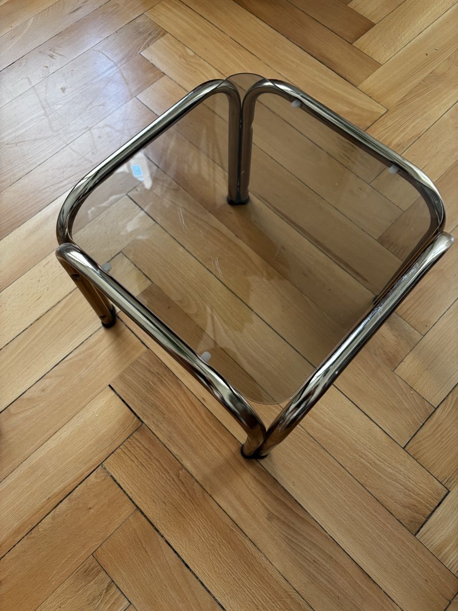 Tische: Seitentisch Vintage Rauchglas  – Gebraucht aus Zürich von kleinervogel 1