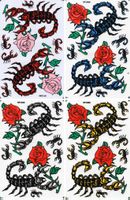 Skorpion Sticker 4 Bogen Auto Motorrad Scooter Tuning NS18