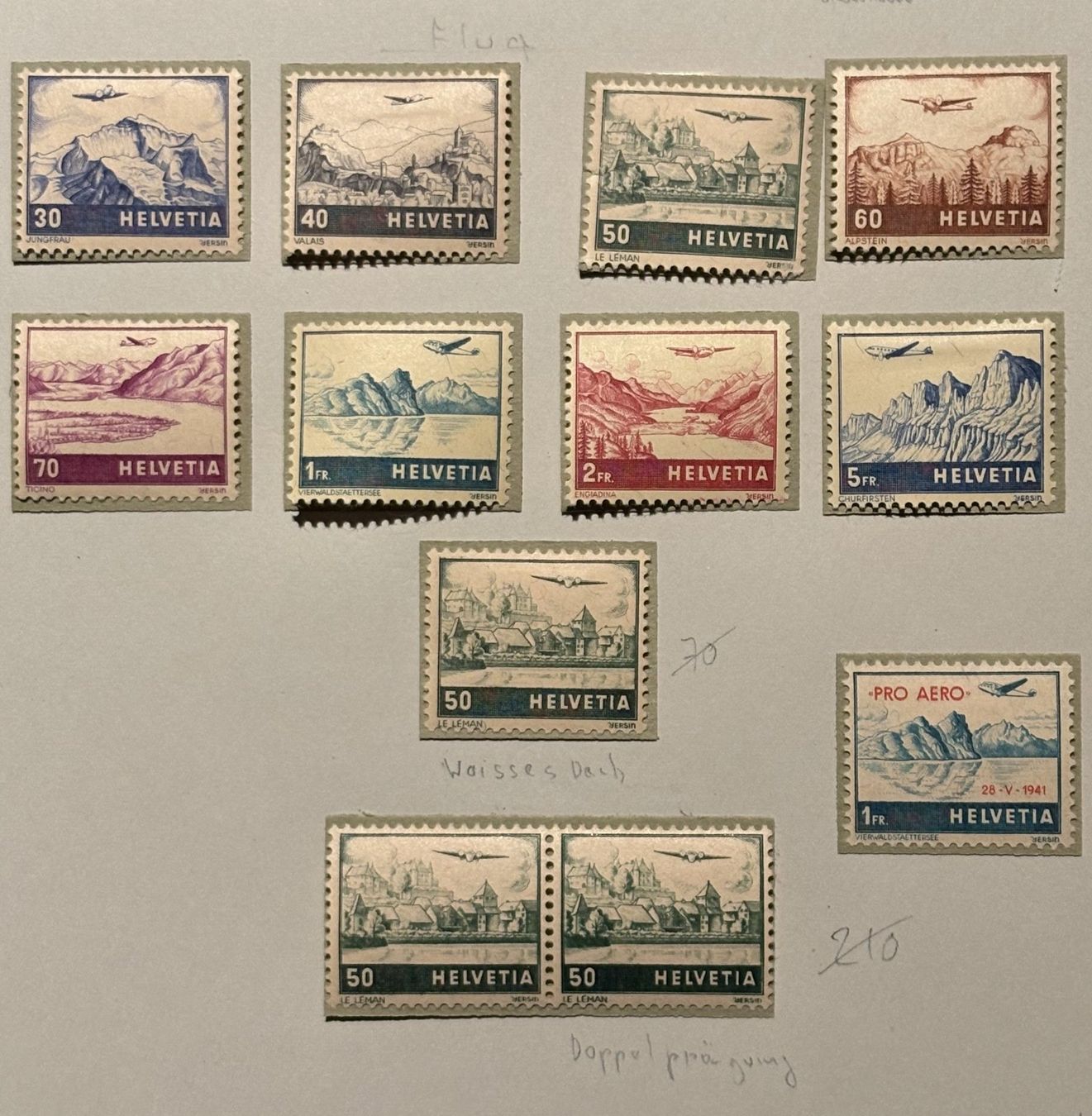 Tous les timbres: FLUGPOST – D'occasion à Ostermundigen par Wyatt-Earp