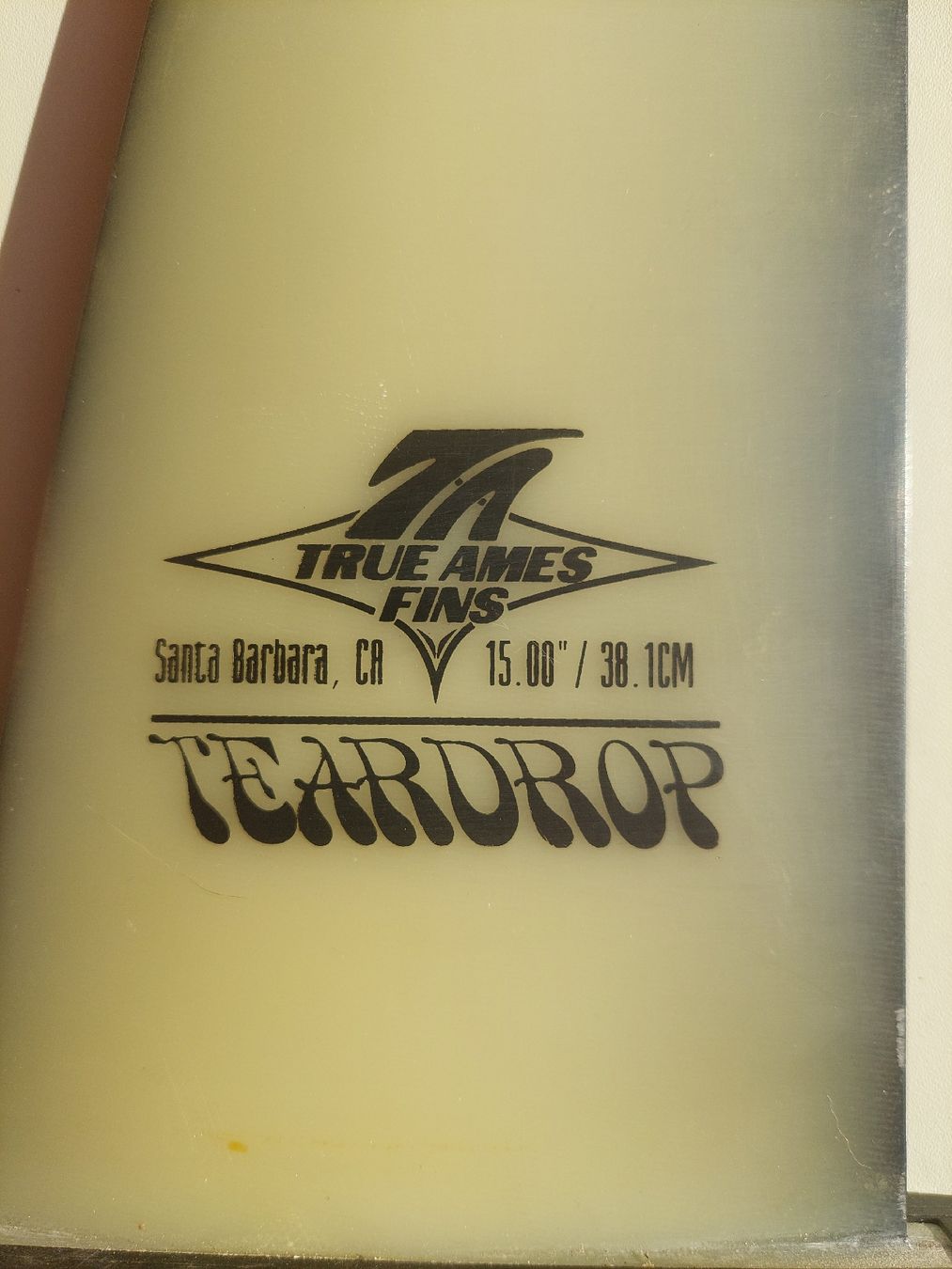 Surfboards & Schwimmbrette: Finne Windsurf 38 cm Turtle box – Gebraucht aus Sion von ricmauro1 2