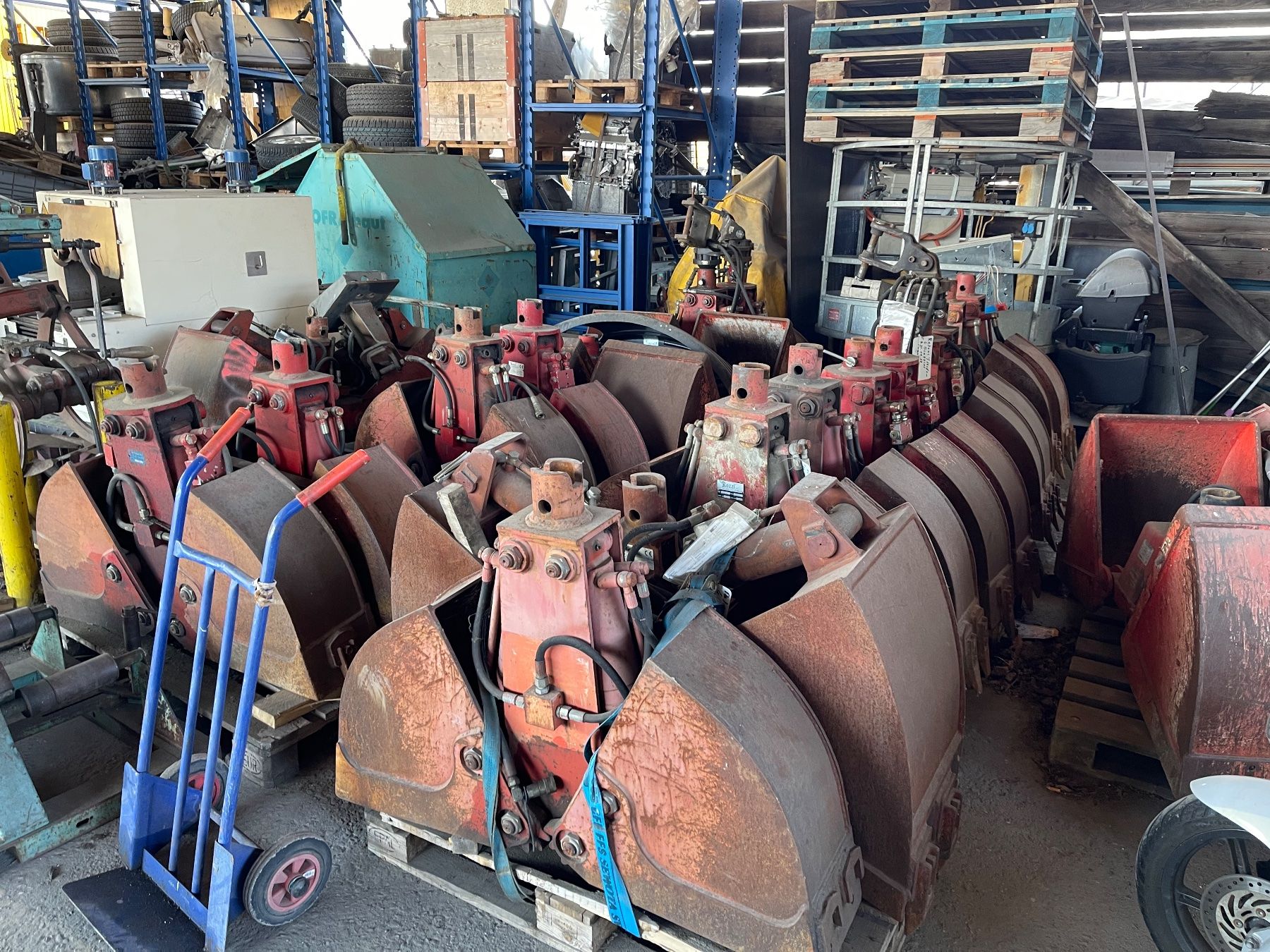 Pinze: Set Schalengreifer/Schaufeln 10 Stück – Usato da Olten venduto da D.Edelmann_GmbH 2