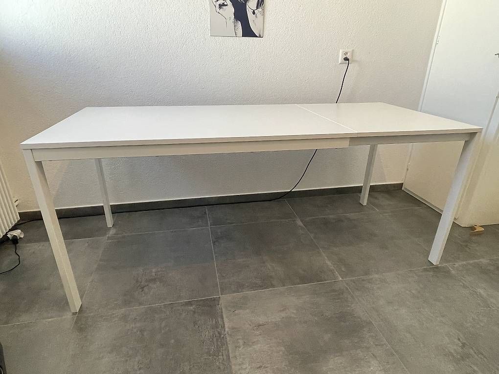 Tables: Table blanche extensible – D'occasion à Gland par Khazmur1 3