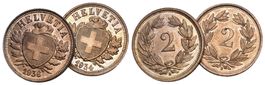 Schweiz 1934+1936