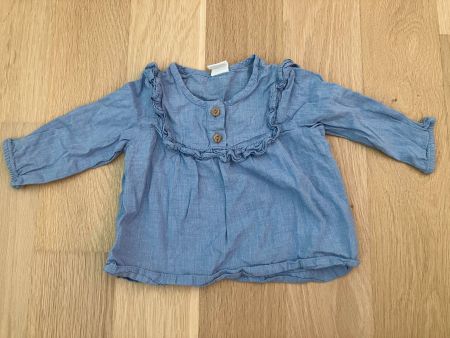 Süsses Jeans Oberteil für Mädchen Gr. 68 - H&M