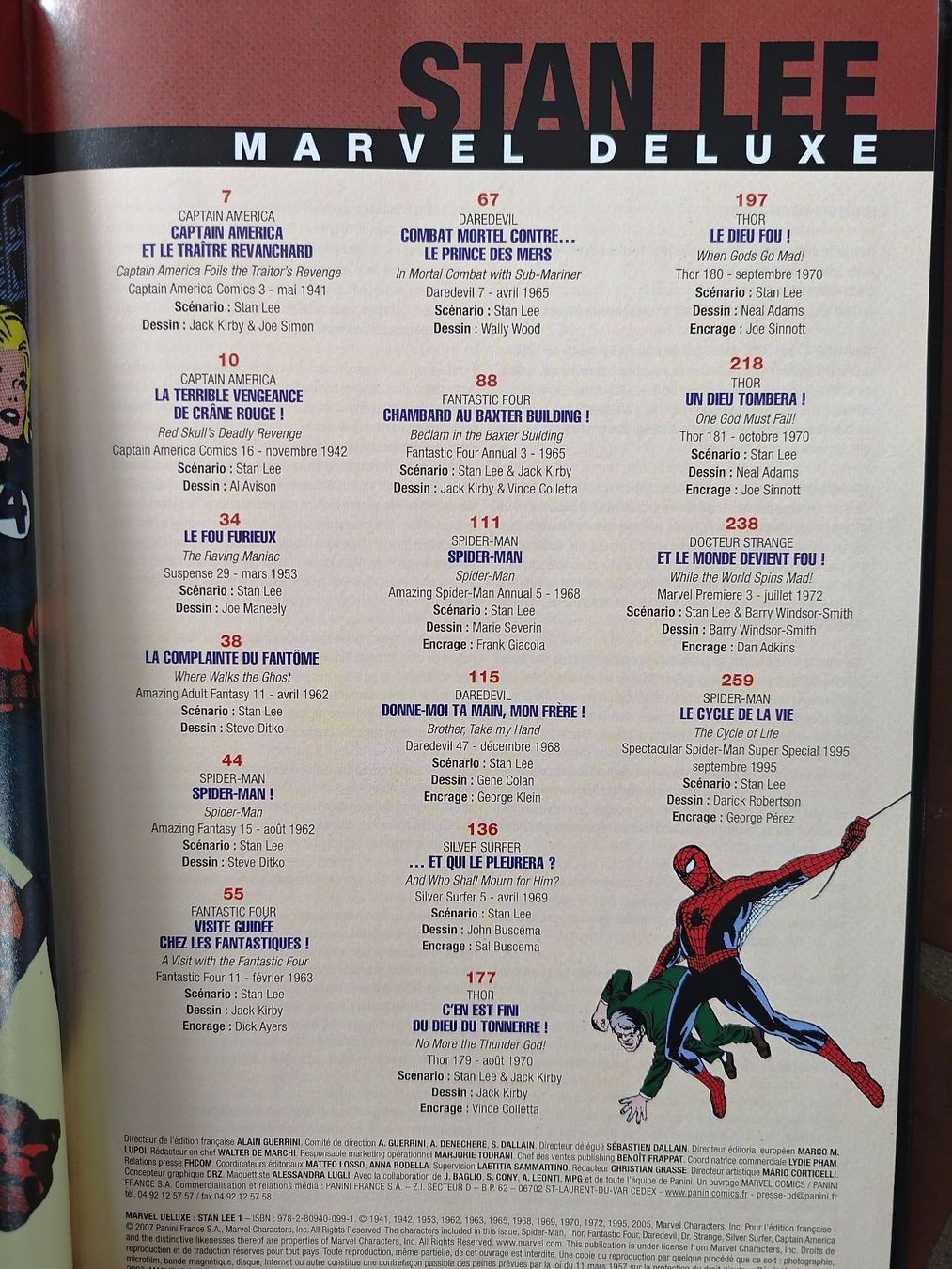 Fumetti: MARVEL DELUXE : STAN LEE - harcover + jaquette - Panini 2007 – Nuovo (secondo la descrizione) da LAUSANNE venduto da swof 1