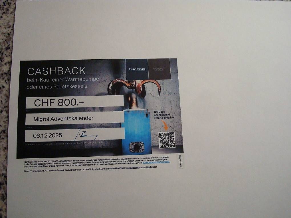 Bons: Gutschein – Neuf (Voir description) à Belp par fam_schumacher