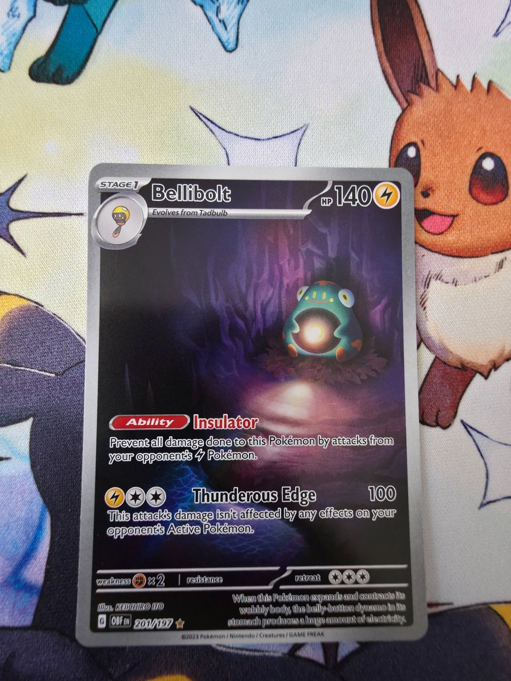 Pokémon Carte collezionabili: Bellibolt 201/197 EN - Obsidian Flames – Nuovo (secondo la descrizione) da Bözberg venduto da blooke