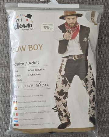 Déguisement COW BOY Adulte Taille L/XL
